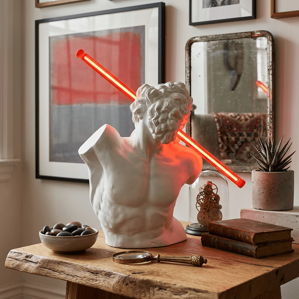 Cassius rzeźbiona lampa stołowa