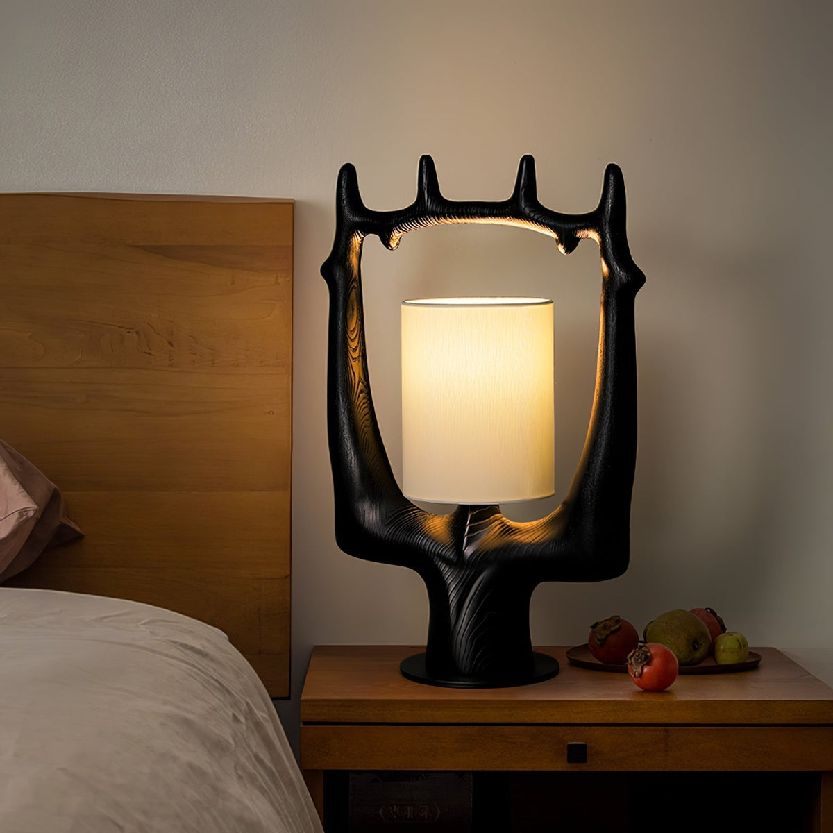 Roise Nature drewniana lampa stołowa