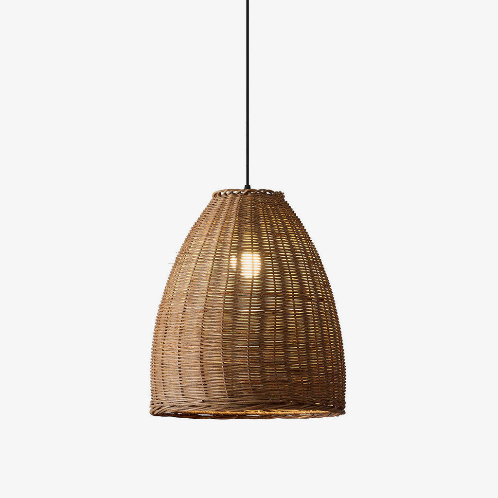 Jarrowcombe Lampa wisząca z plecionego rattanu