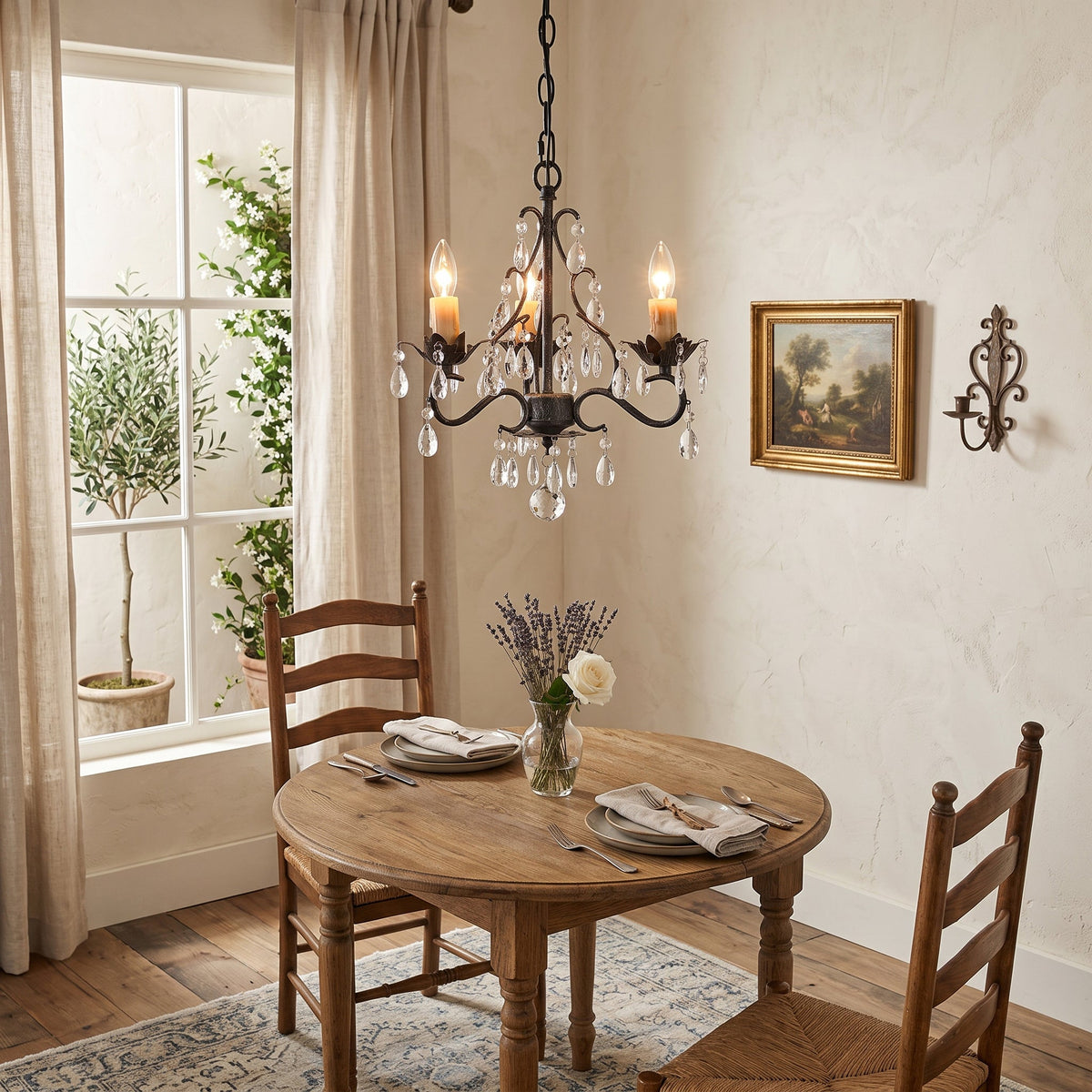 Mardenstone Lampa Wisząca Kryształowy