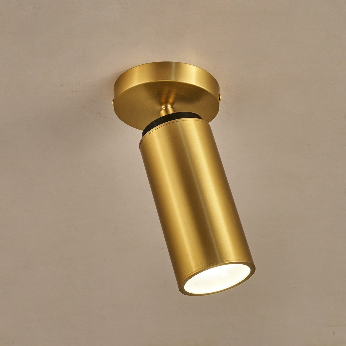 Syloran nowoczesna minimalistyczna lampa sufitowa punktowa z miedzi