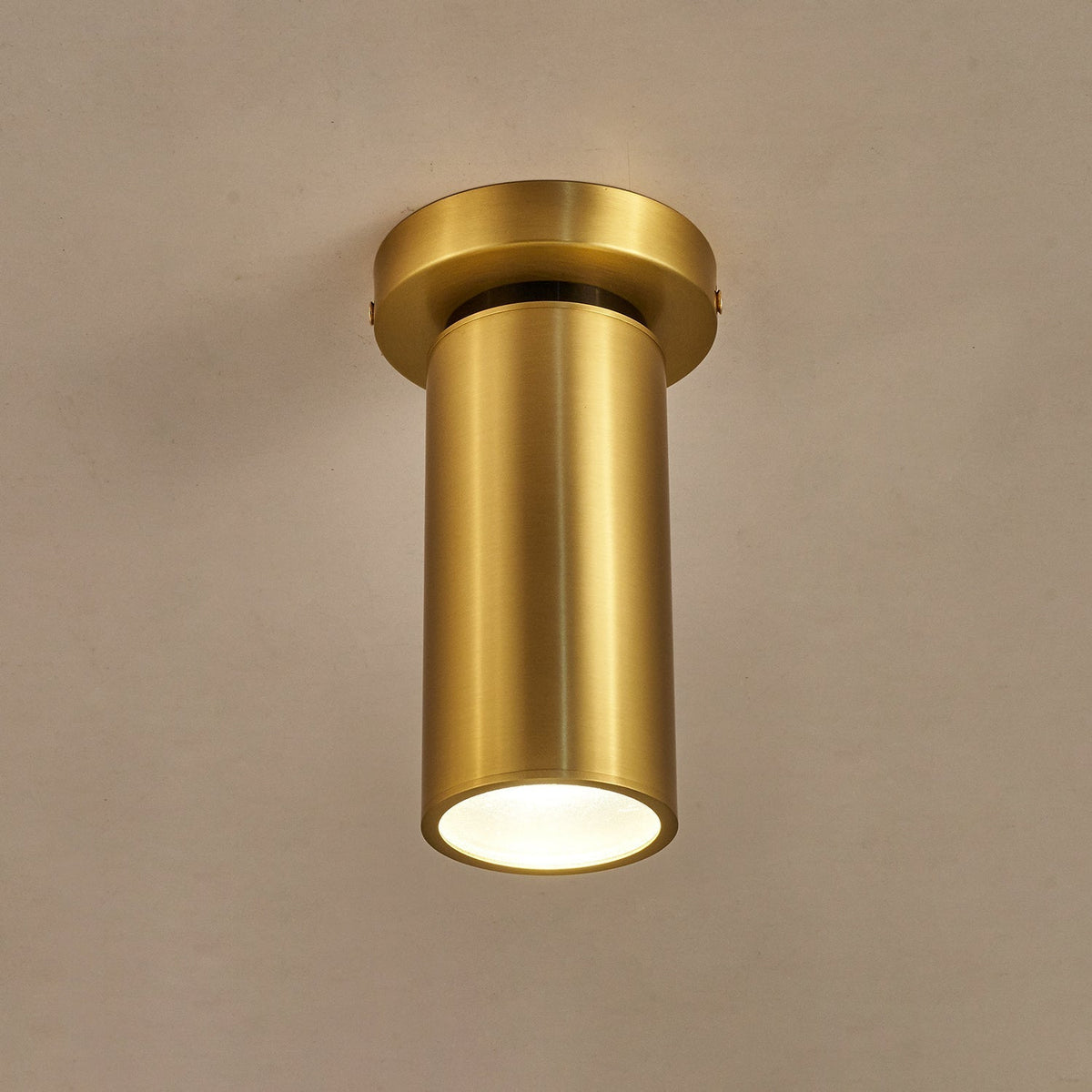 Syloran nowoczesna minimalistyczna lampa sufitowa punktowa z miedzi