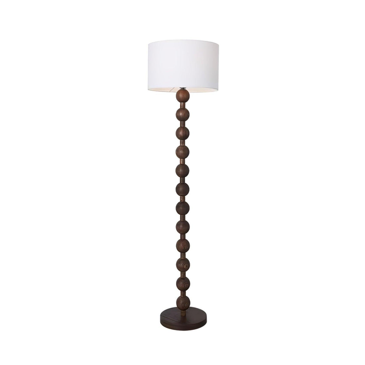Paston lampa stojąca ze szkła i płótna