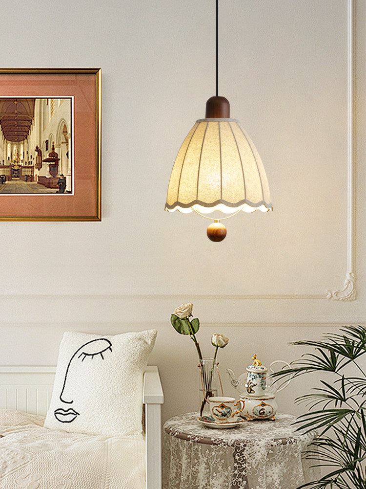 Finscombe Lampa wisząca z tkaniny
