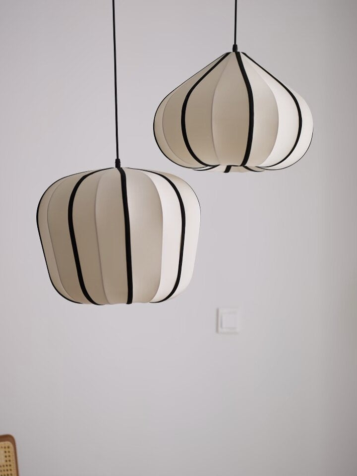 Fallowmere Lampa Wisząca Z Prążkowanej Elastycznej Tkaniny