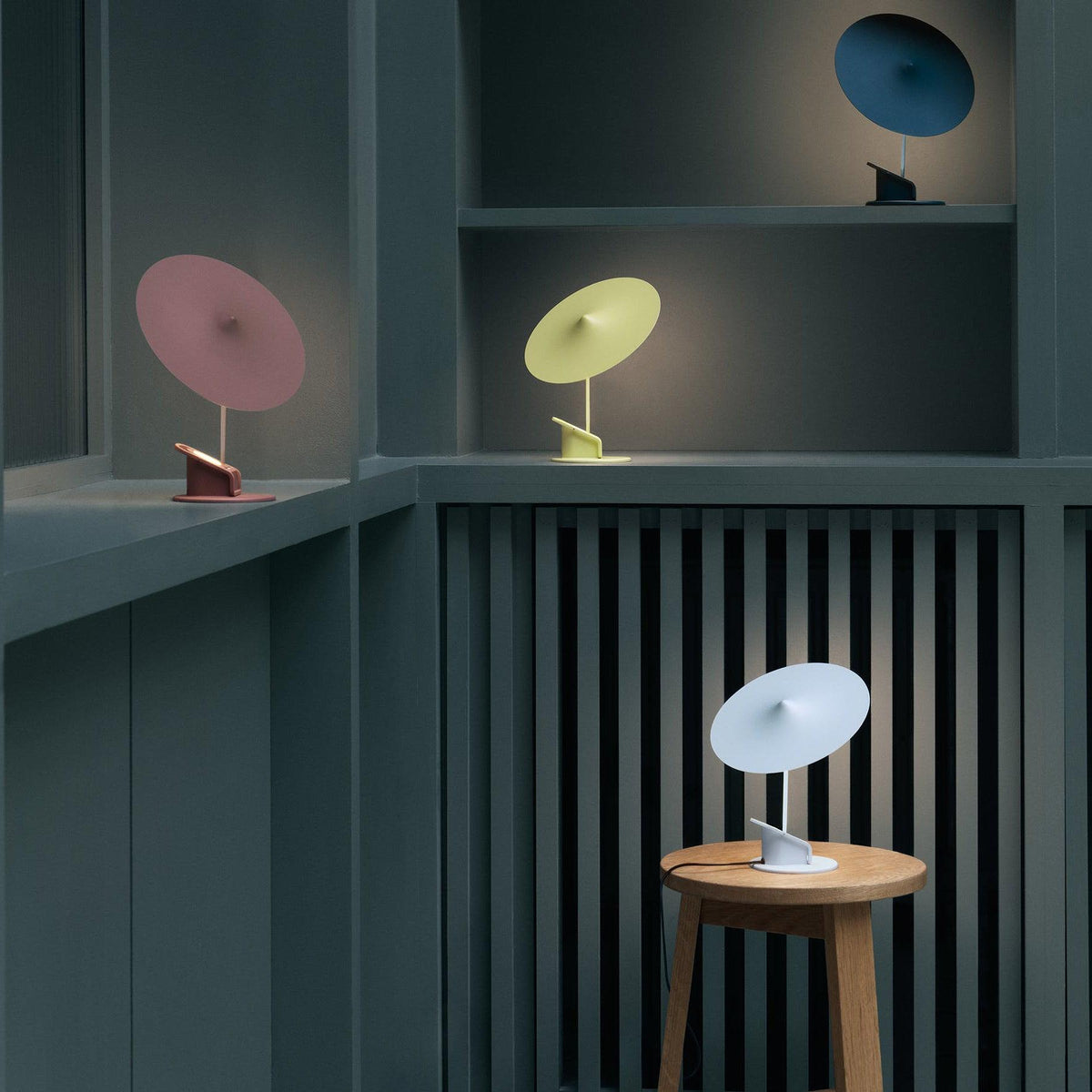 Lumoce lampa stołowa futurystyczna