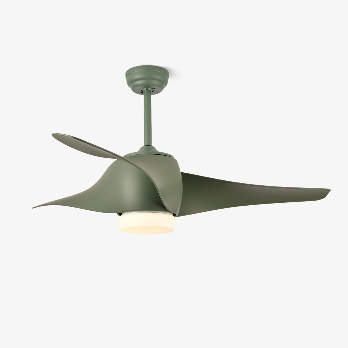 Umber nowoczesna lampa sufitowa z wentylatorem