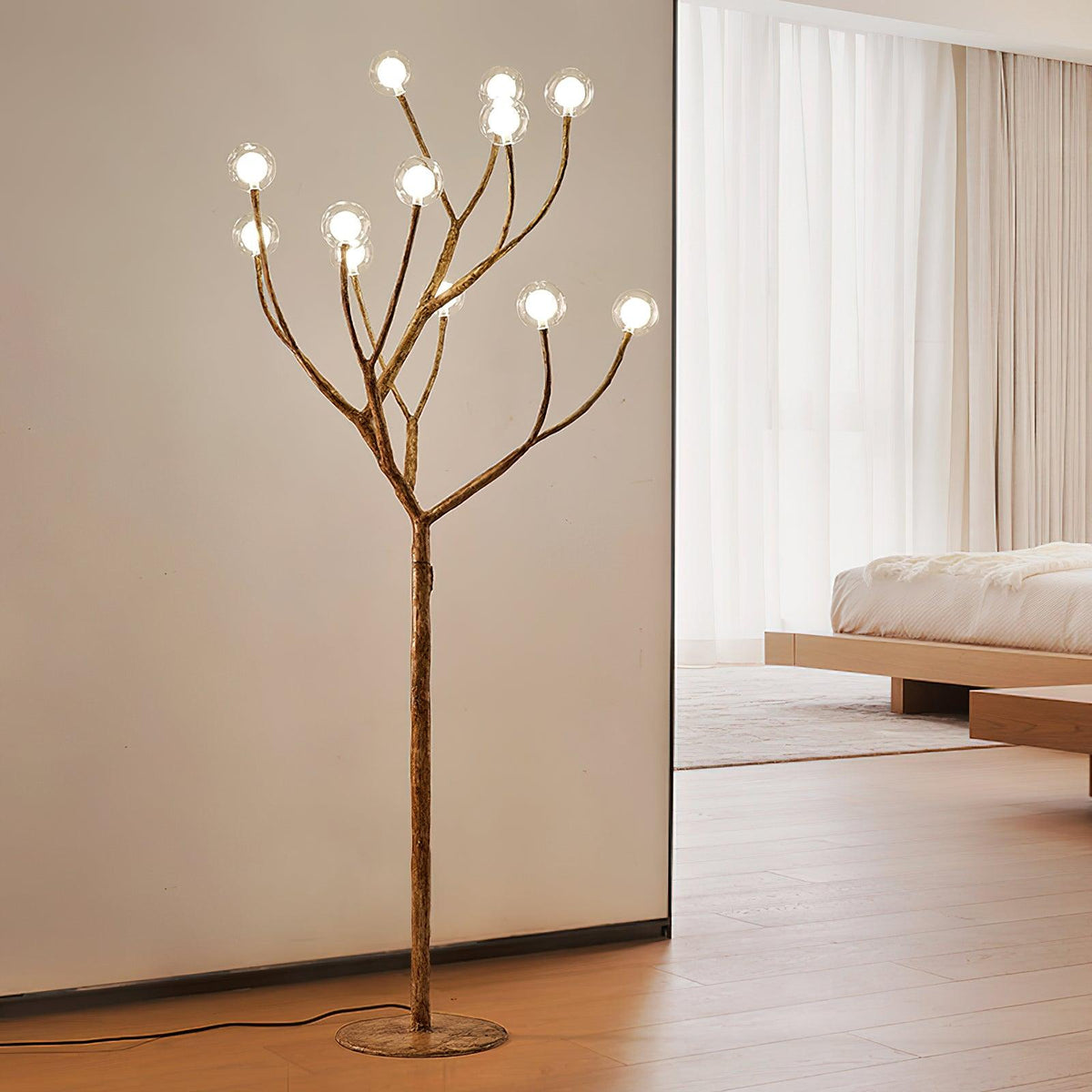 Nue zewnętrzna lampa stojąca ze żywicy