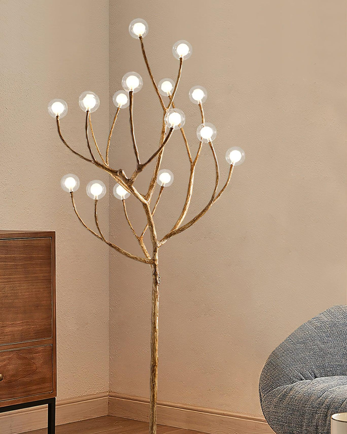 Nue zewnętrzna lampa stojąca ze żywicy
