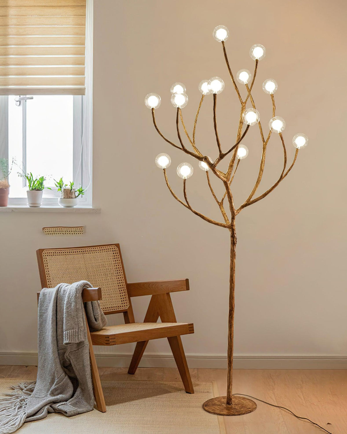 Nue zewnętrzna lampa stojąca ze żywicy