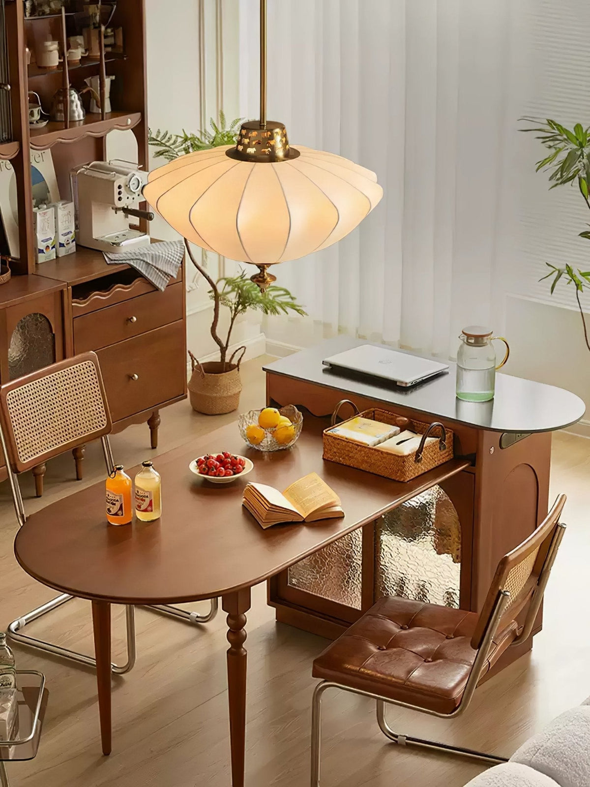 Ortalara Elegance Vintage Bloom jedwabna lampa wisząca