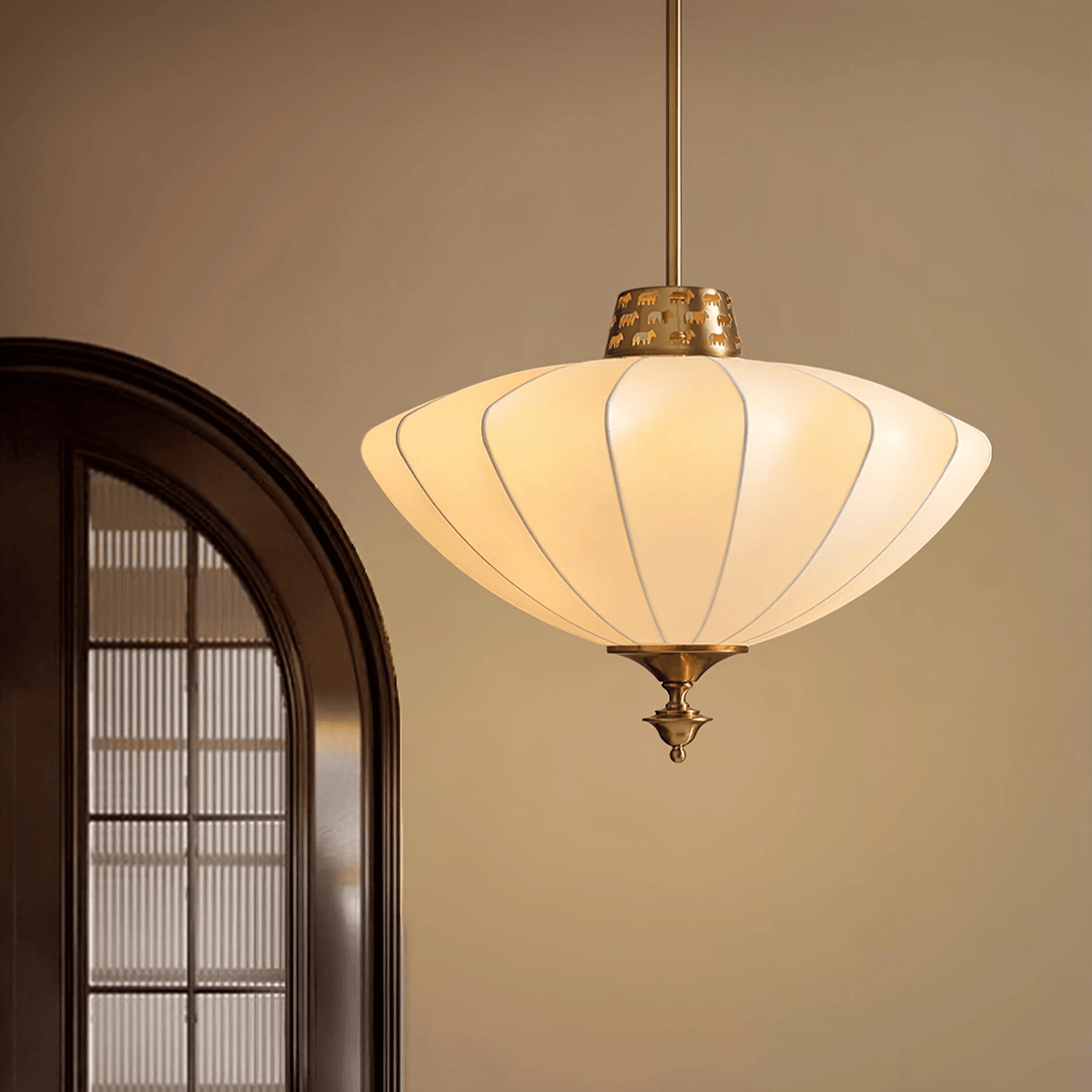 Ortalara Elegance Vintage Bloom jedwabna lampa wisząca