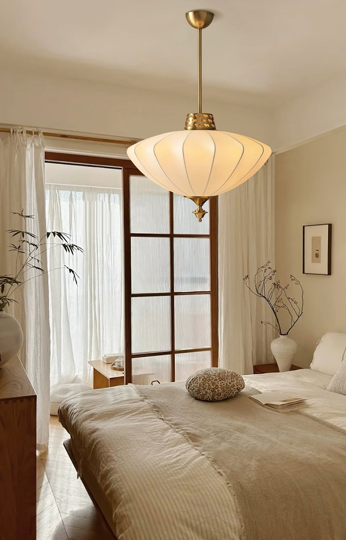 Ortalara Elegance Vintage Bloom jedwabna lampa wisząca
