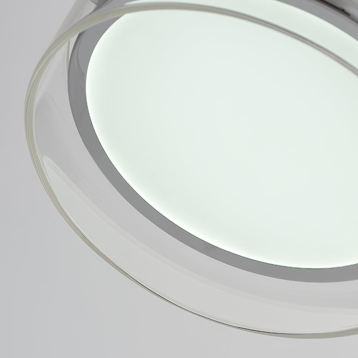 Lioreette lampa stołowa ze szkła i chromu