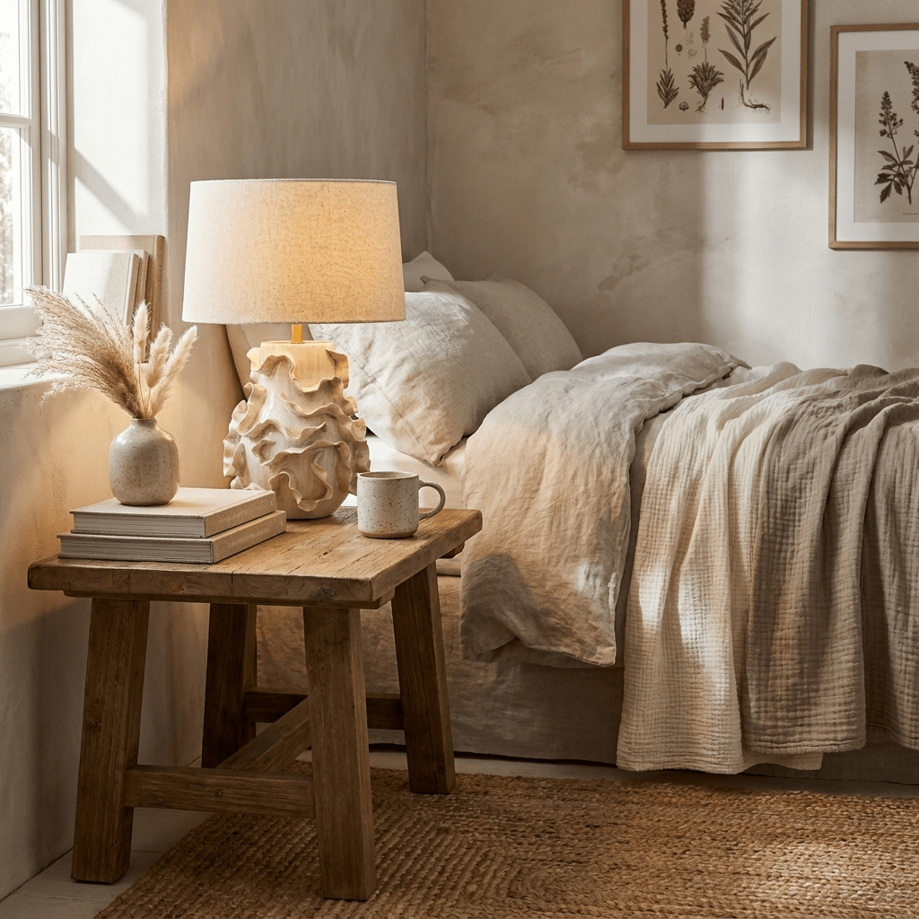 Elieielle ceramiczna lampa stołowa ze zwiewanymi płatkami