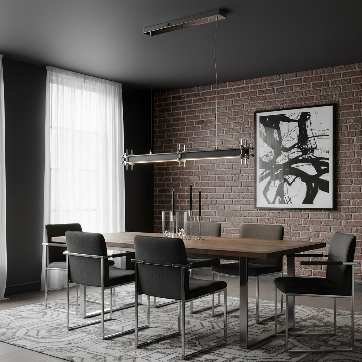Kolve Industrial Axis liniowa lampa wisząca