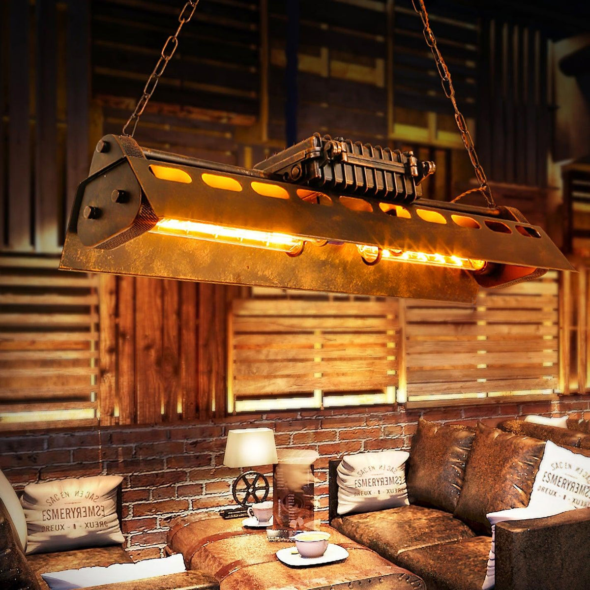 Noah żyrandol Industrial Steampunk