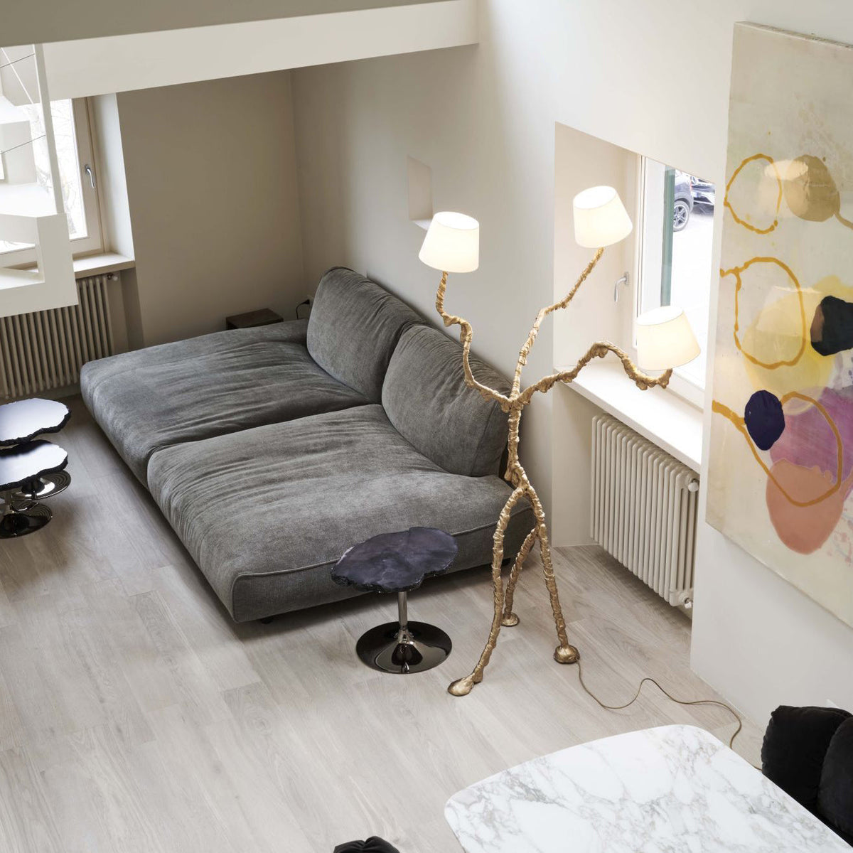 Branny zewnętrzna lampa stojąca