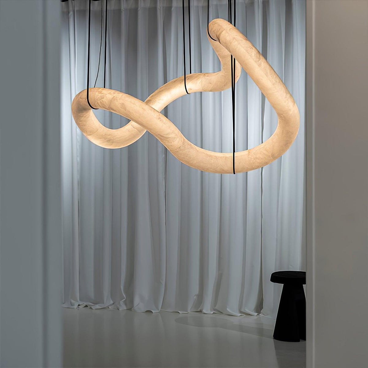 Luste Alabaster Closed-loop lampa wisząca