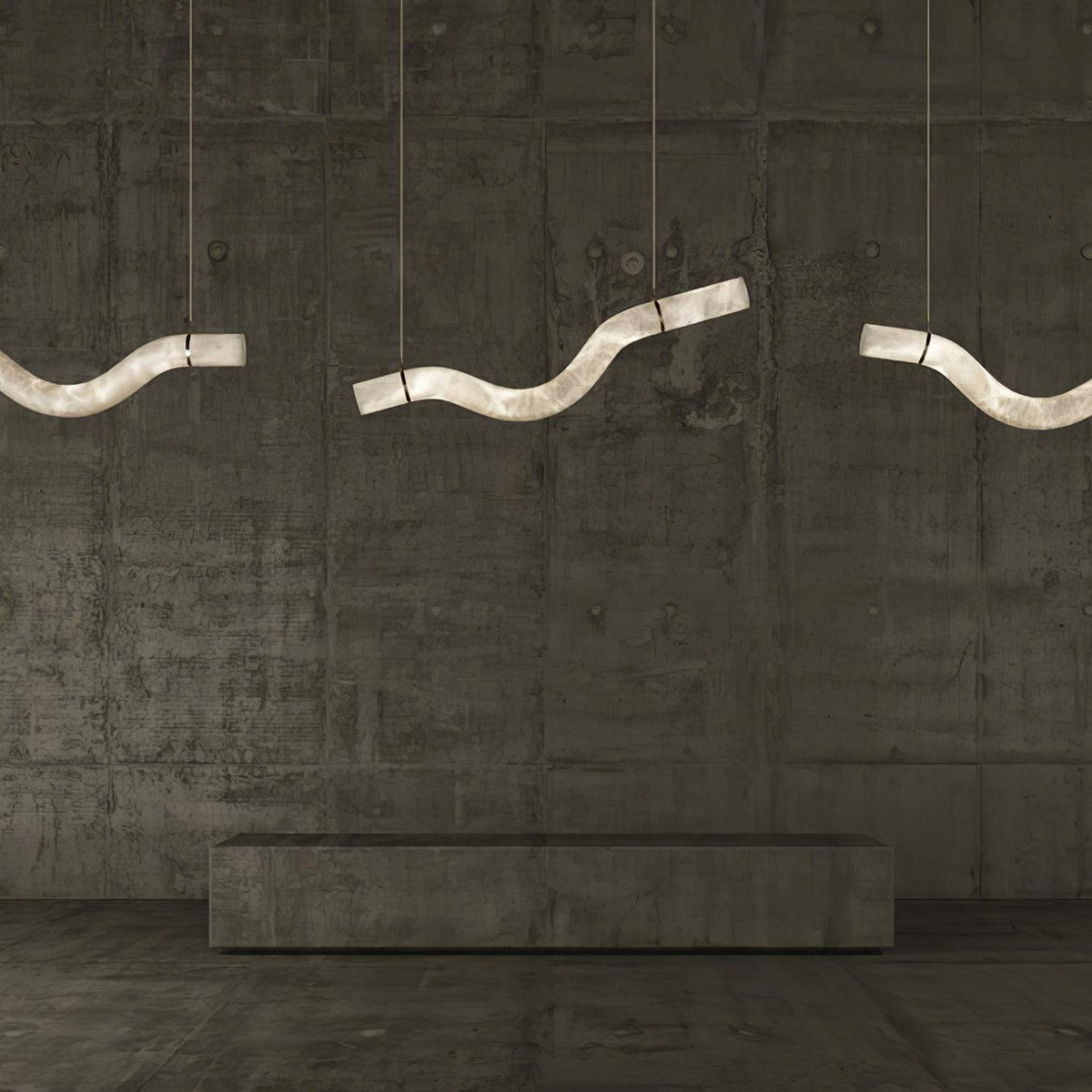 Luste Alabaster Closed-loop lampa wisząca