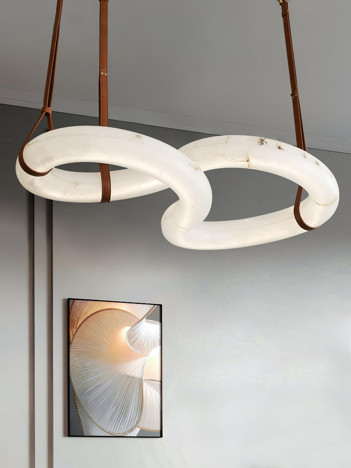Luste Alabaster Closed-loop lampa wisząca