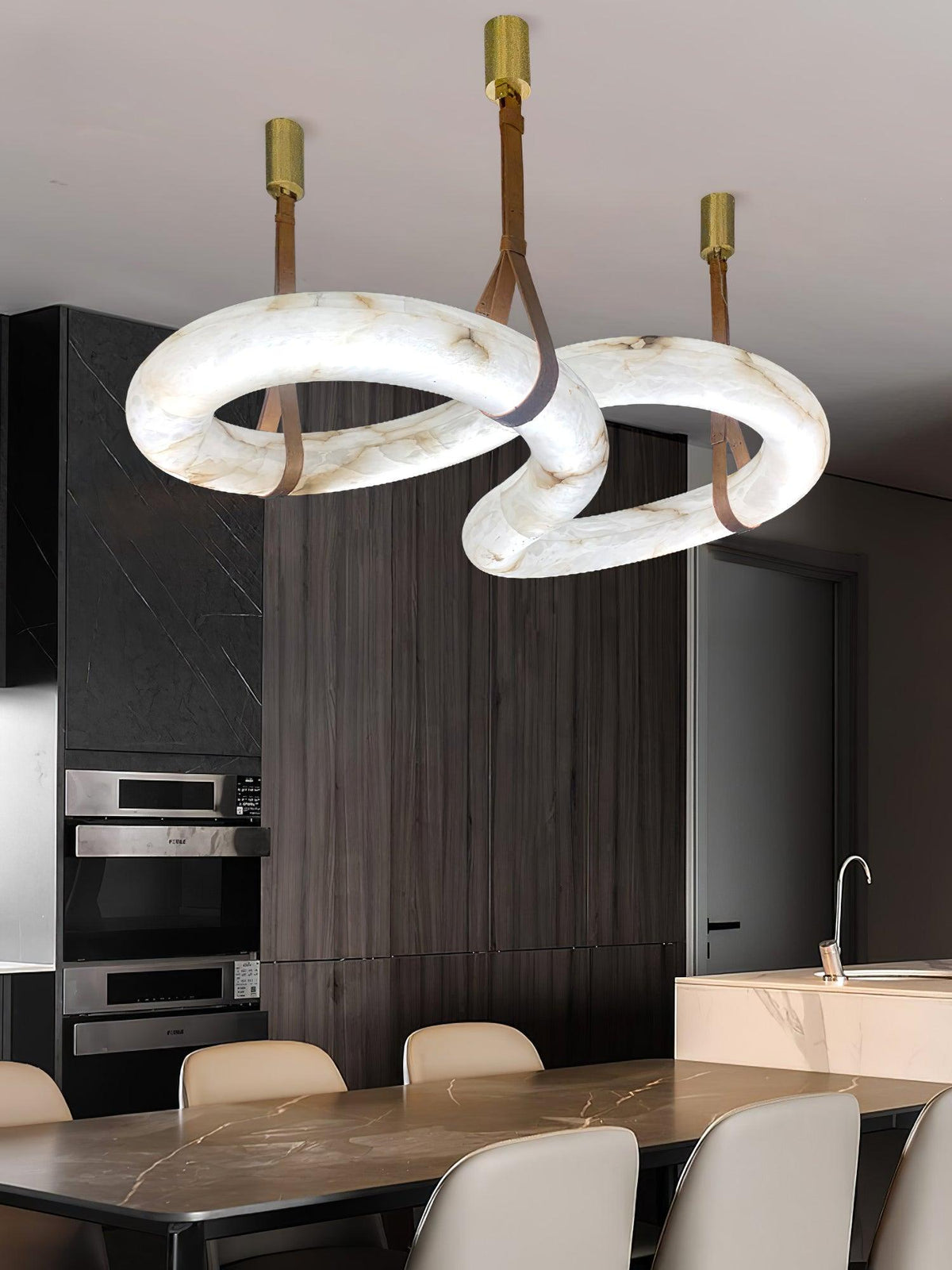 Luste Alabaster Closed-loop lampa wisząca
