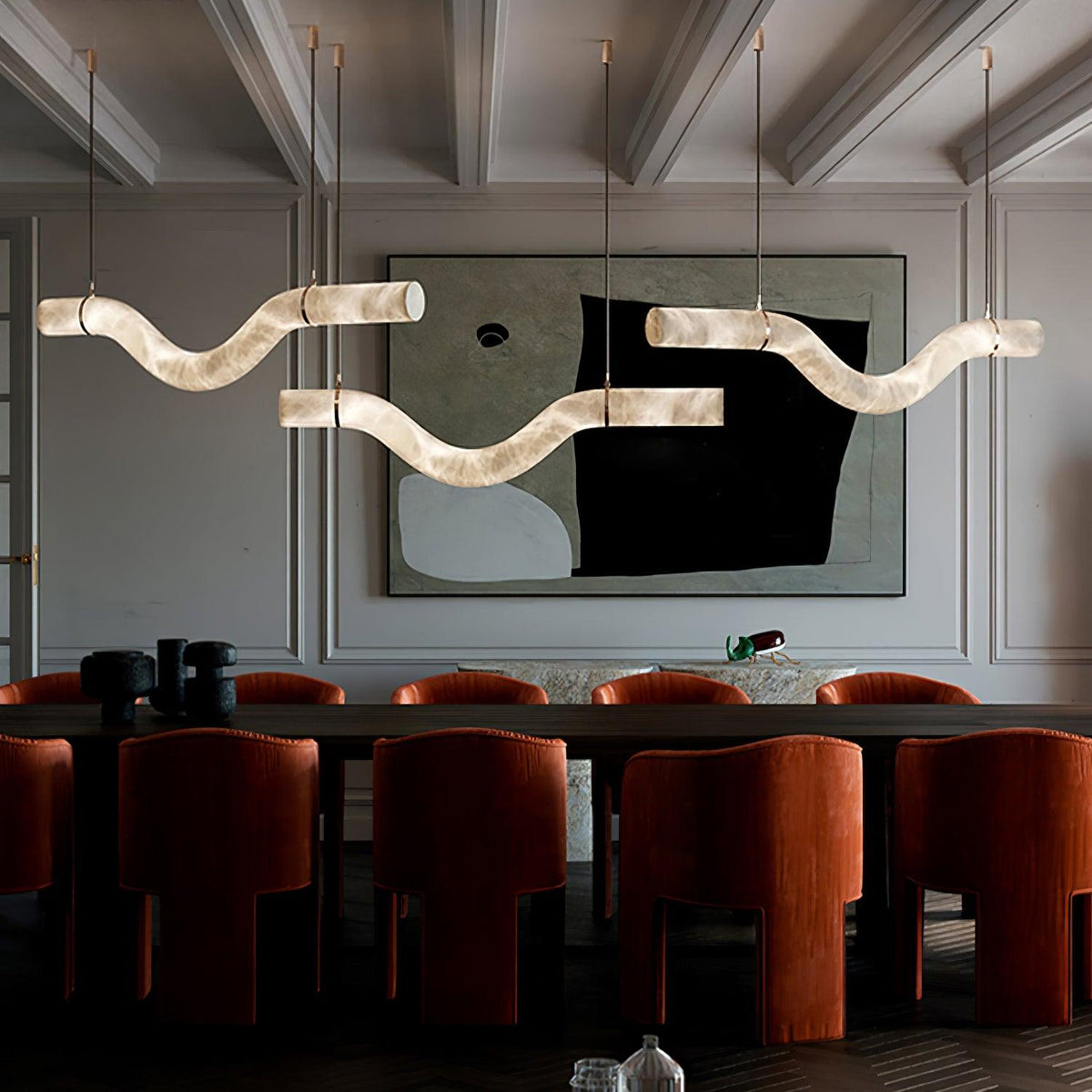 Luste Alabaster Closed-loop lampa wisząca