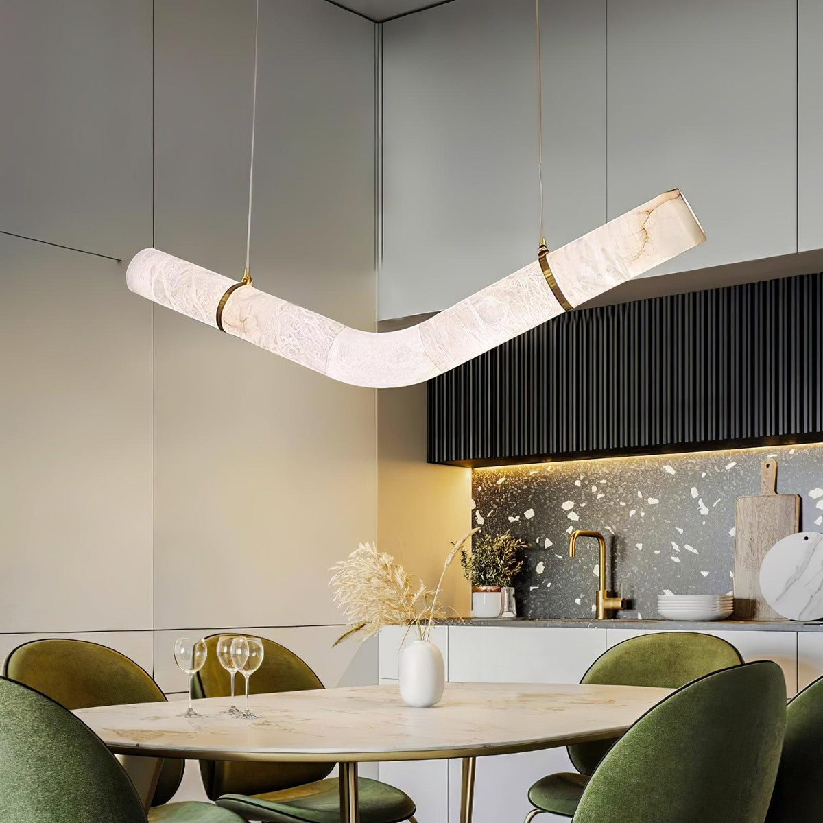 Luste Alabaster Closed-loop lampa wisząca