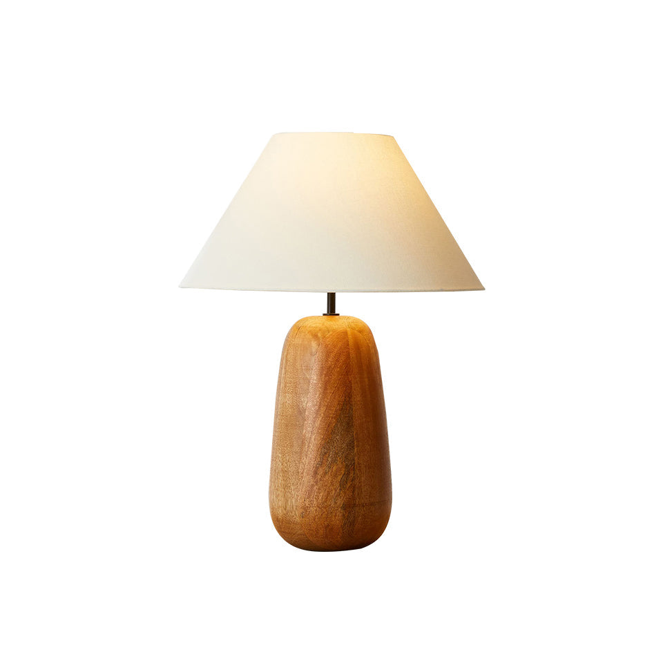 Lindenier drewniana lampa stołowa