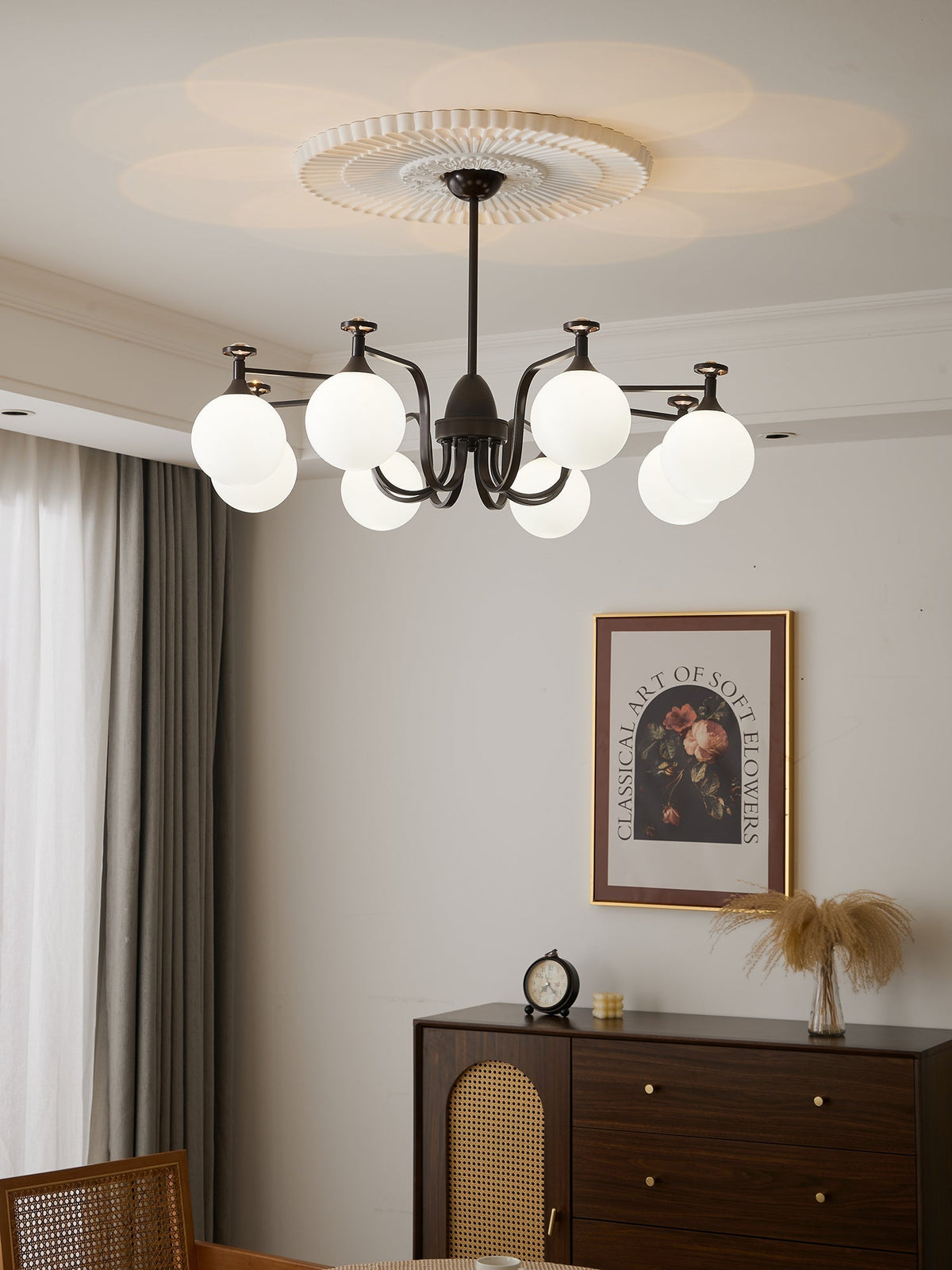 Zotheira Elegance Vintage żyrandol ze szkła