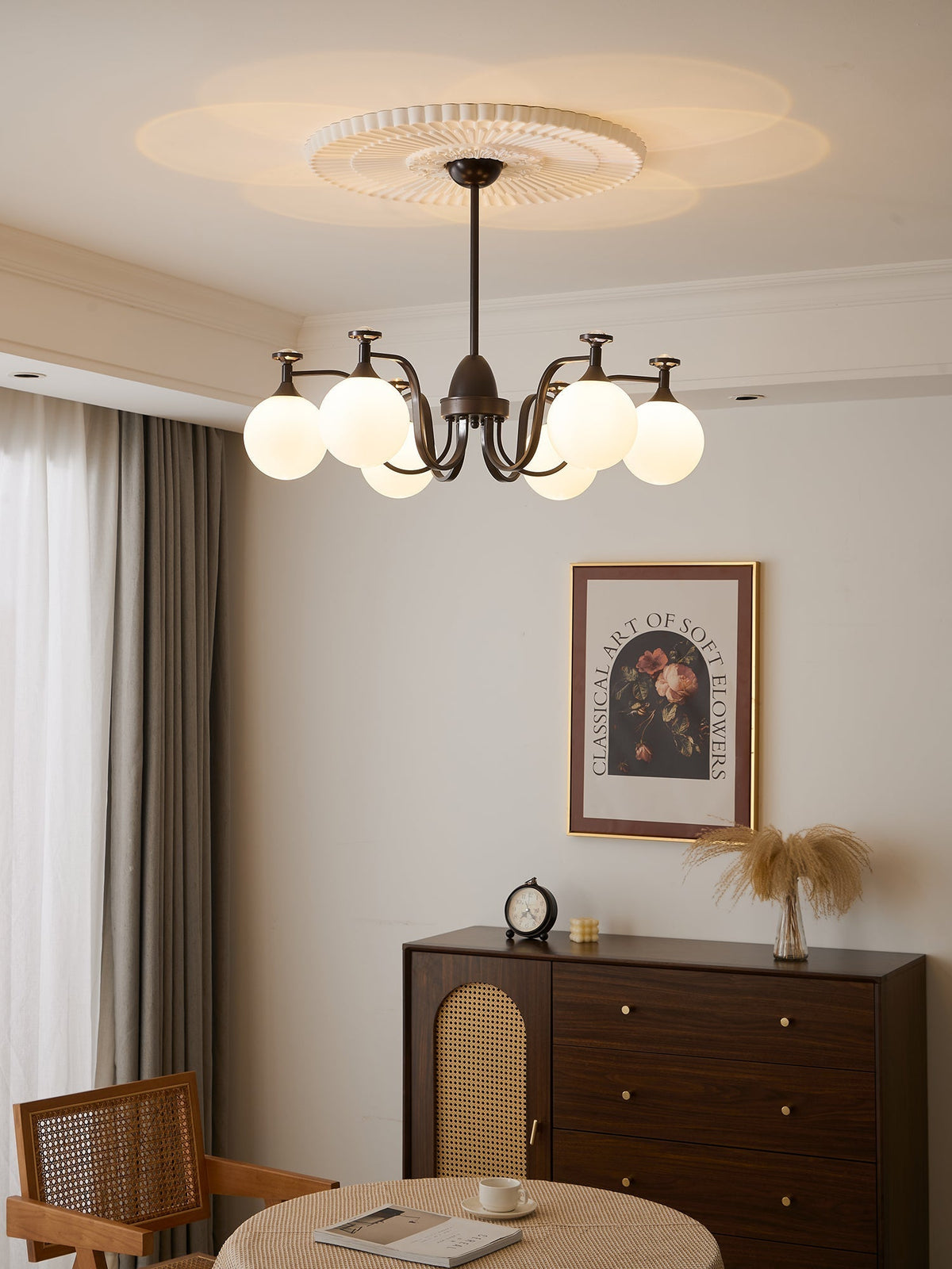 Zotheira Elegance Vintage żyrandol ze szkła
