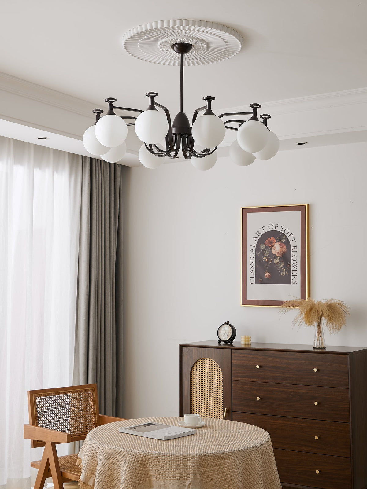Zotheira Elegance Vintage żyrandol ze szkła