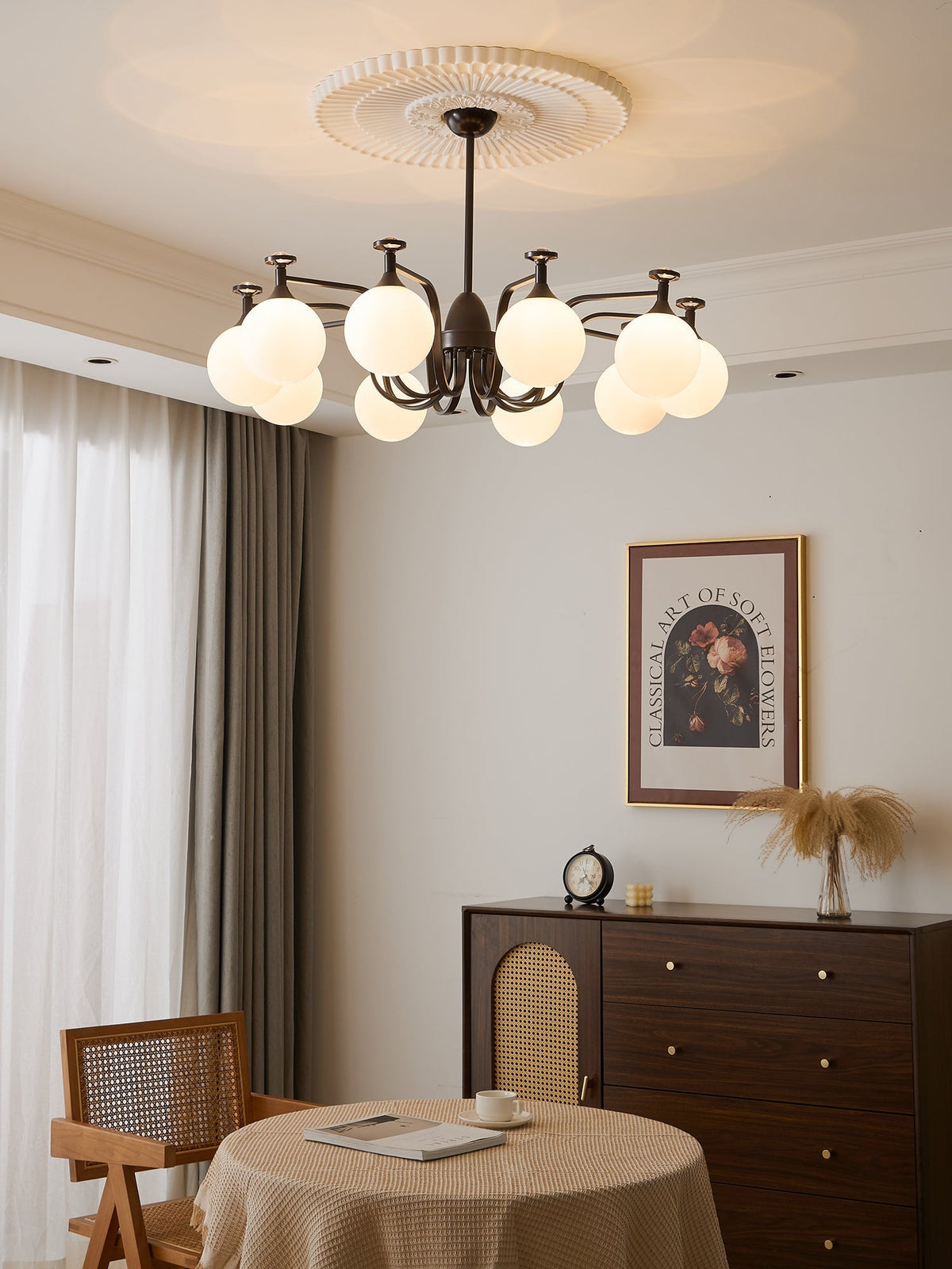 Zotheira Elegance Vintage żyrandol ze szkła