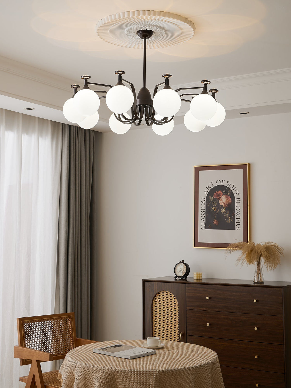 Zotheira Elegance Vintage żyrandol ze szkła