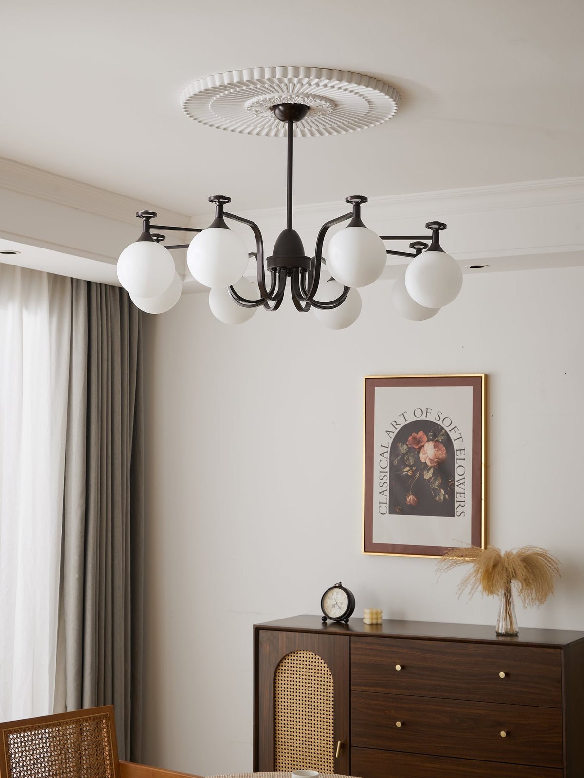 Zotheira Elegance Vintage żyrandol ze szkła