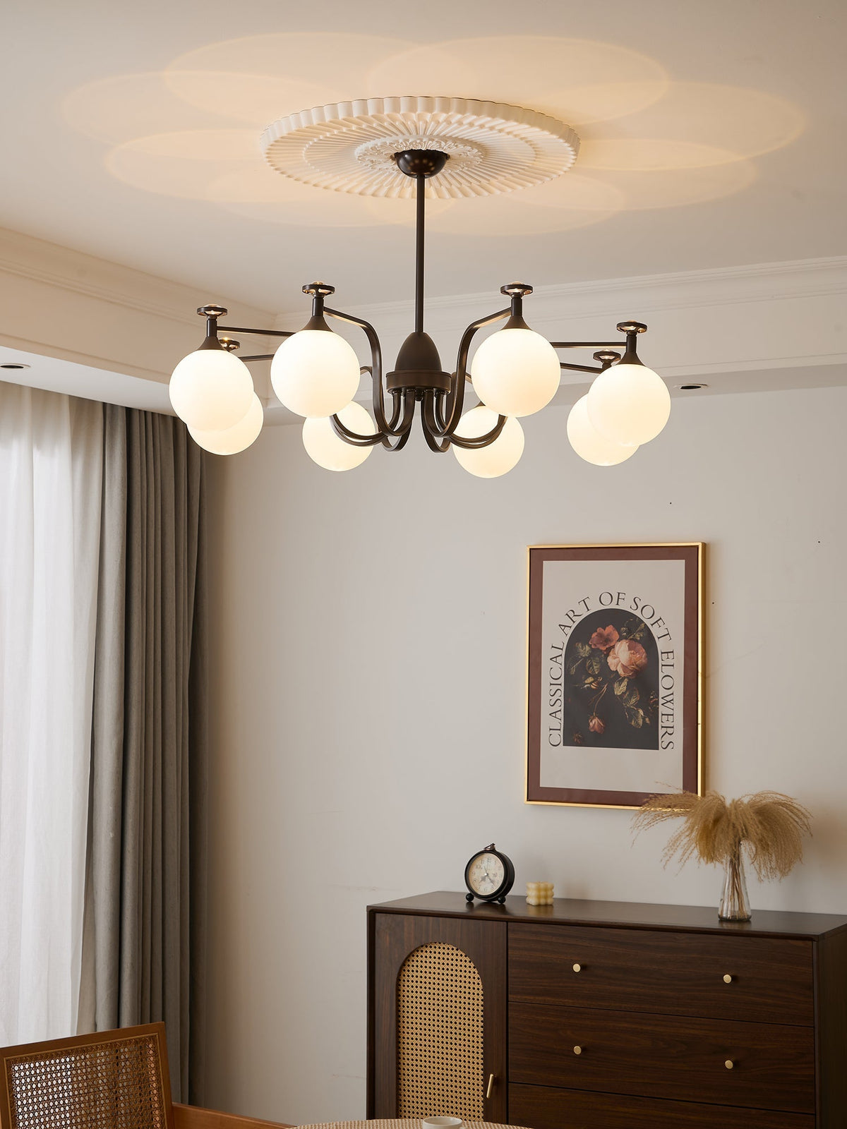 Zotheira Elegance Vintage żyrandol ze szkła