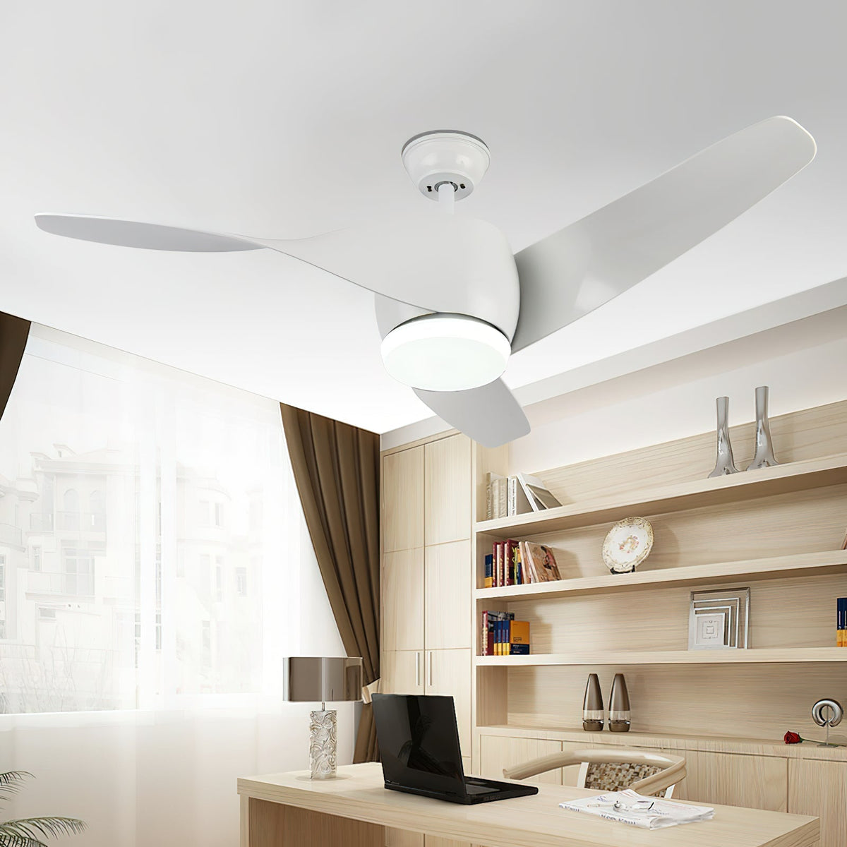 Liororeon lampa sufitowa wentylatorowa