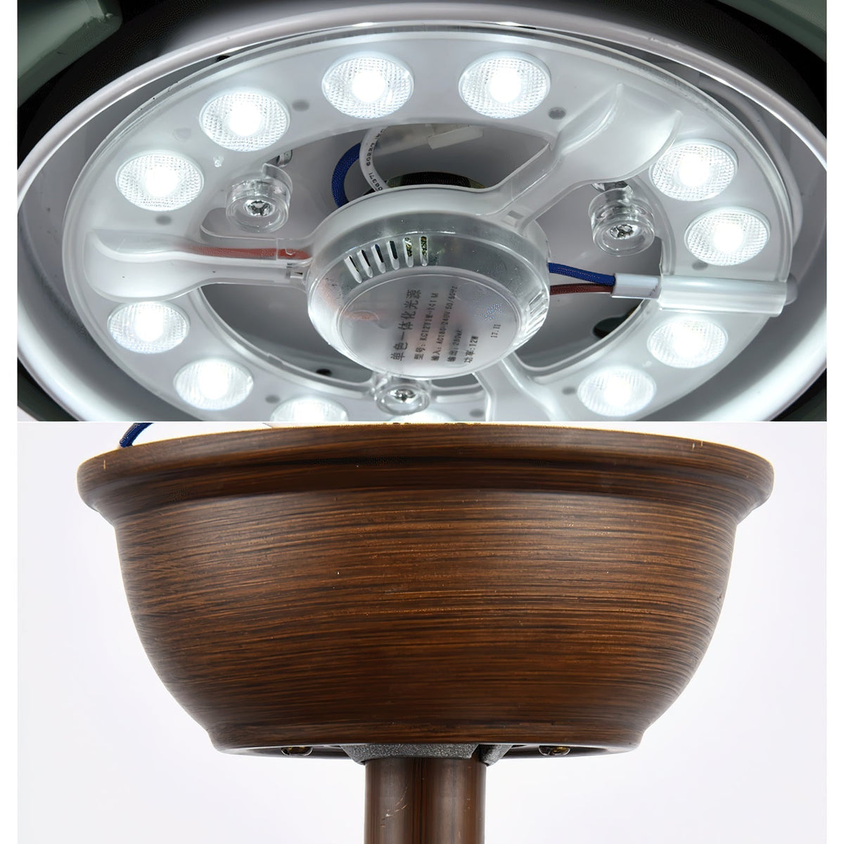 Liororeon lampa sufitowa wentylatorowa