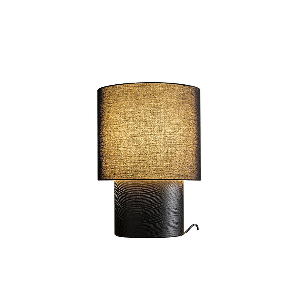 Alvira minimalistyczna lampa stołowa z drewna