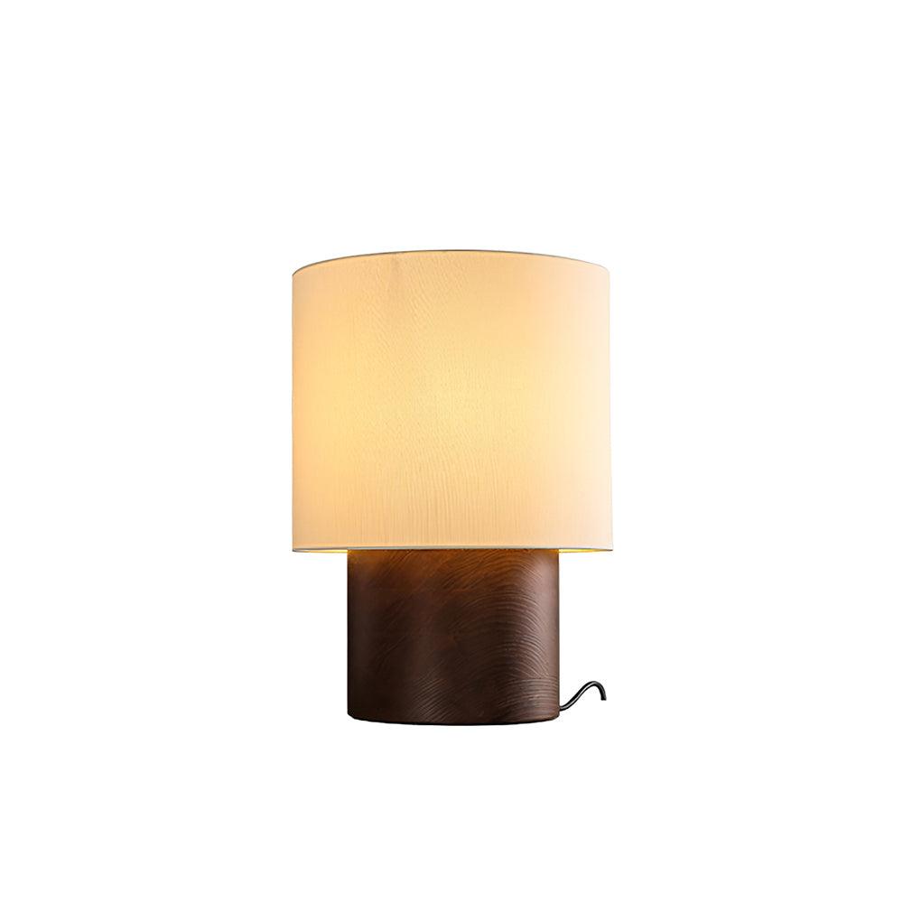 Alvira minimalistyczna lampa stołowa z drewna