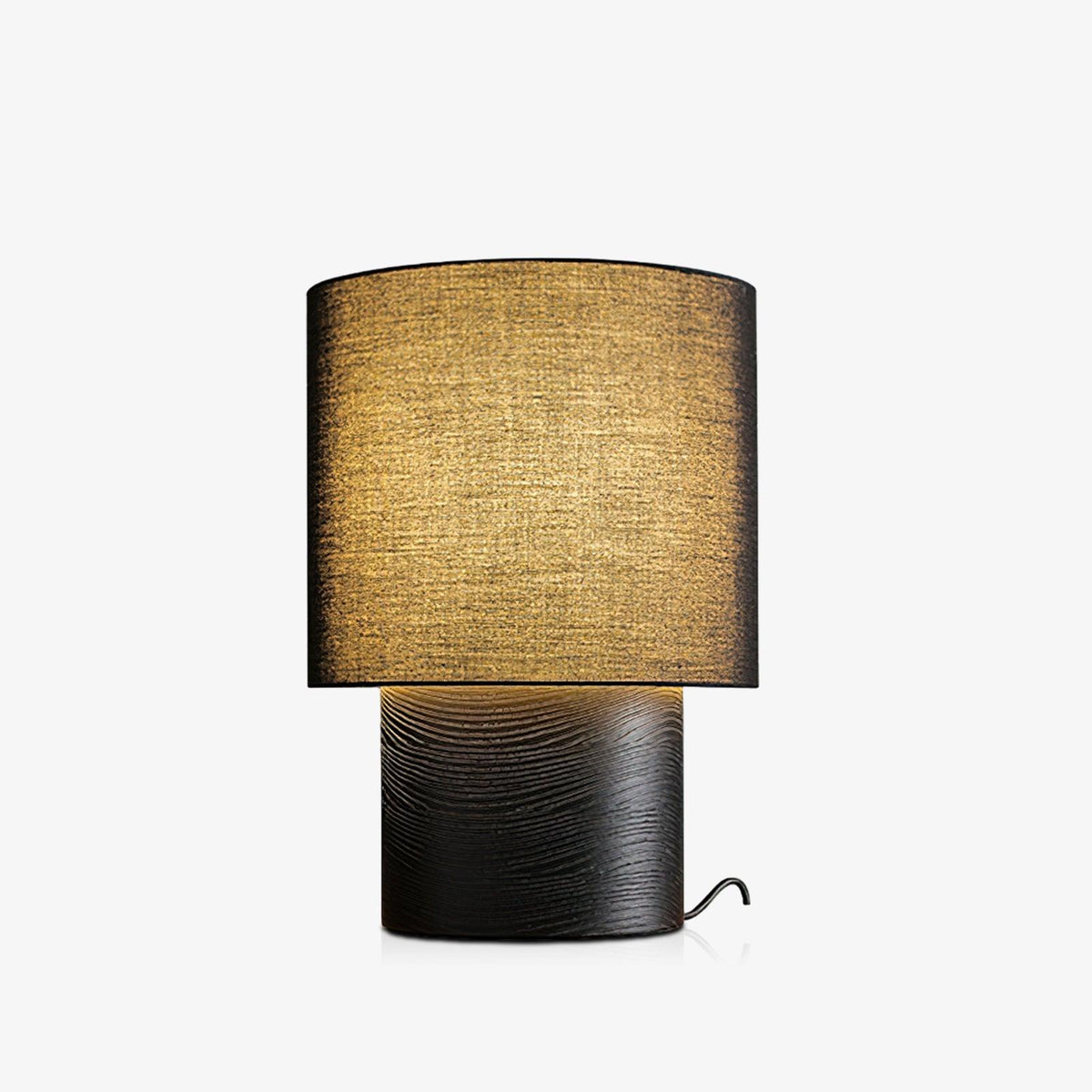 Alvira minimalistyczna lampa stołowa z drewna