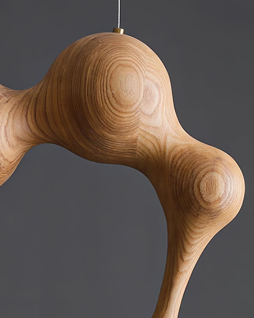 Hale Luxury drewniana lampa wisząca