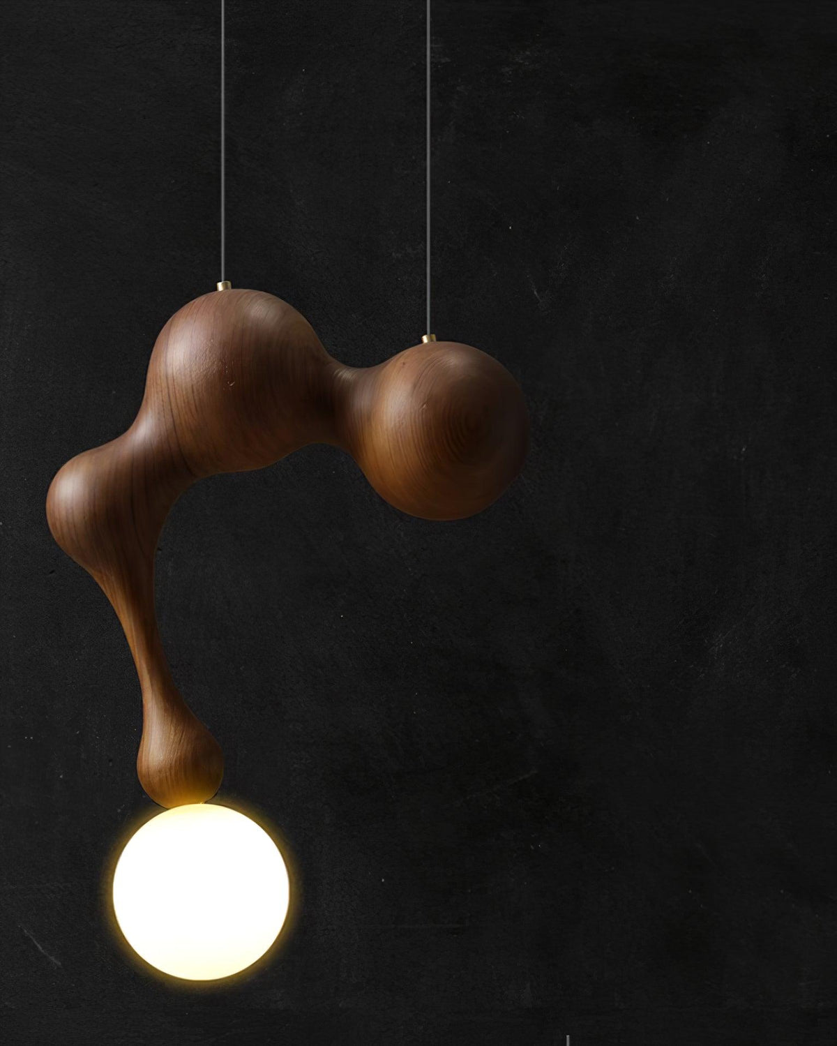 Hale Luxury drewniana lampa wisząca