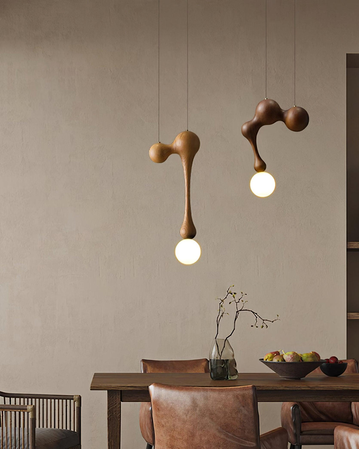 Hale Luxury drewniana lampa wisząca