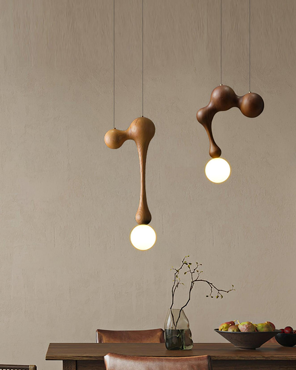 Hale Luxury drewniana lampa wisząca