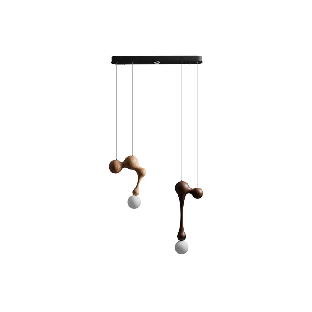 Hale Luxury drewniana lampa wisząca