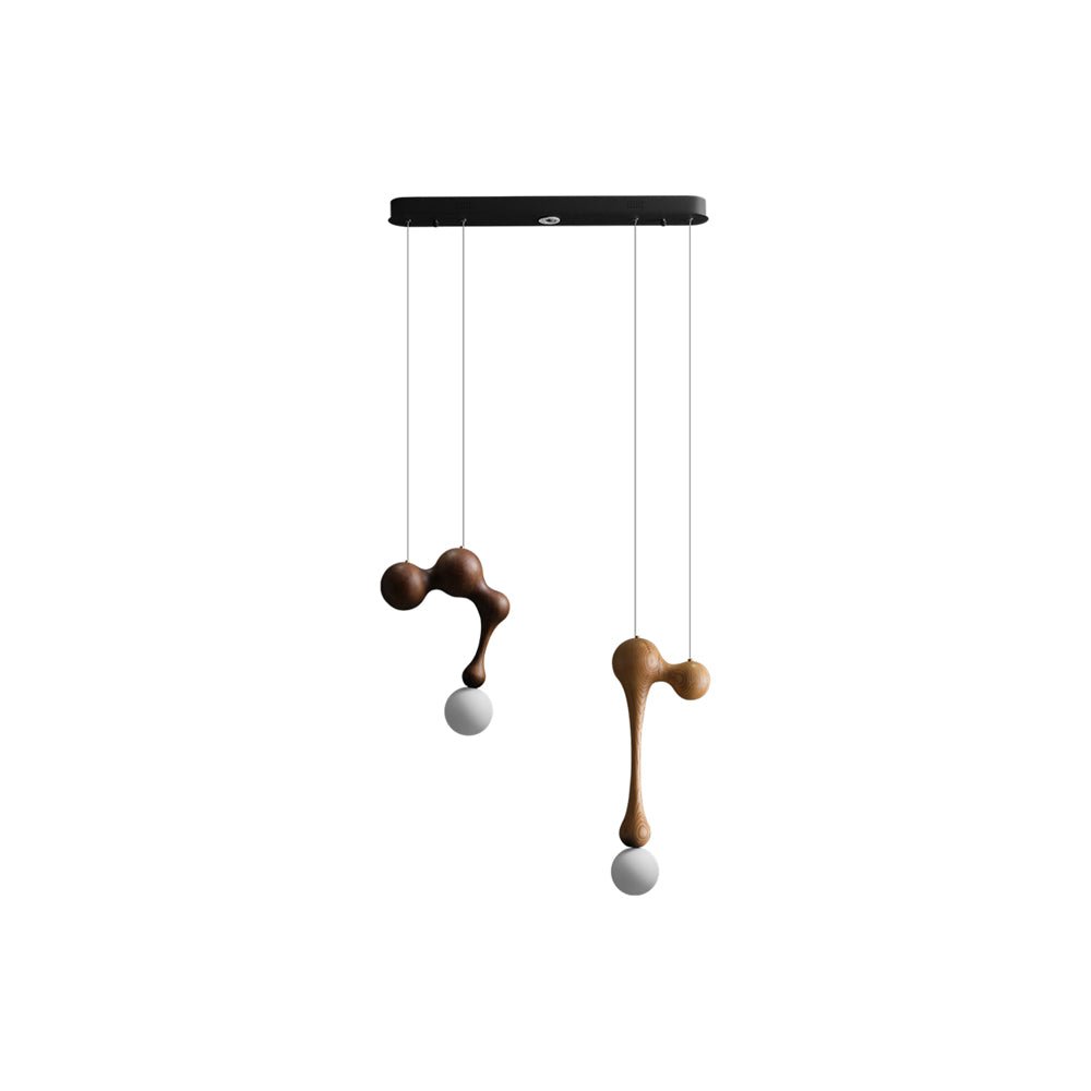 Hale Luxury drewniana lampa wisząca