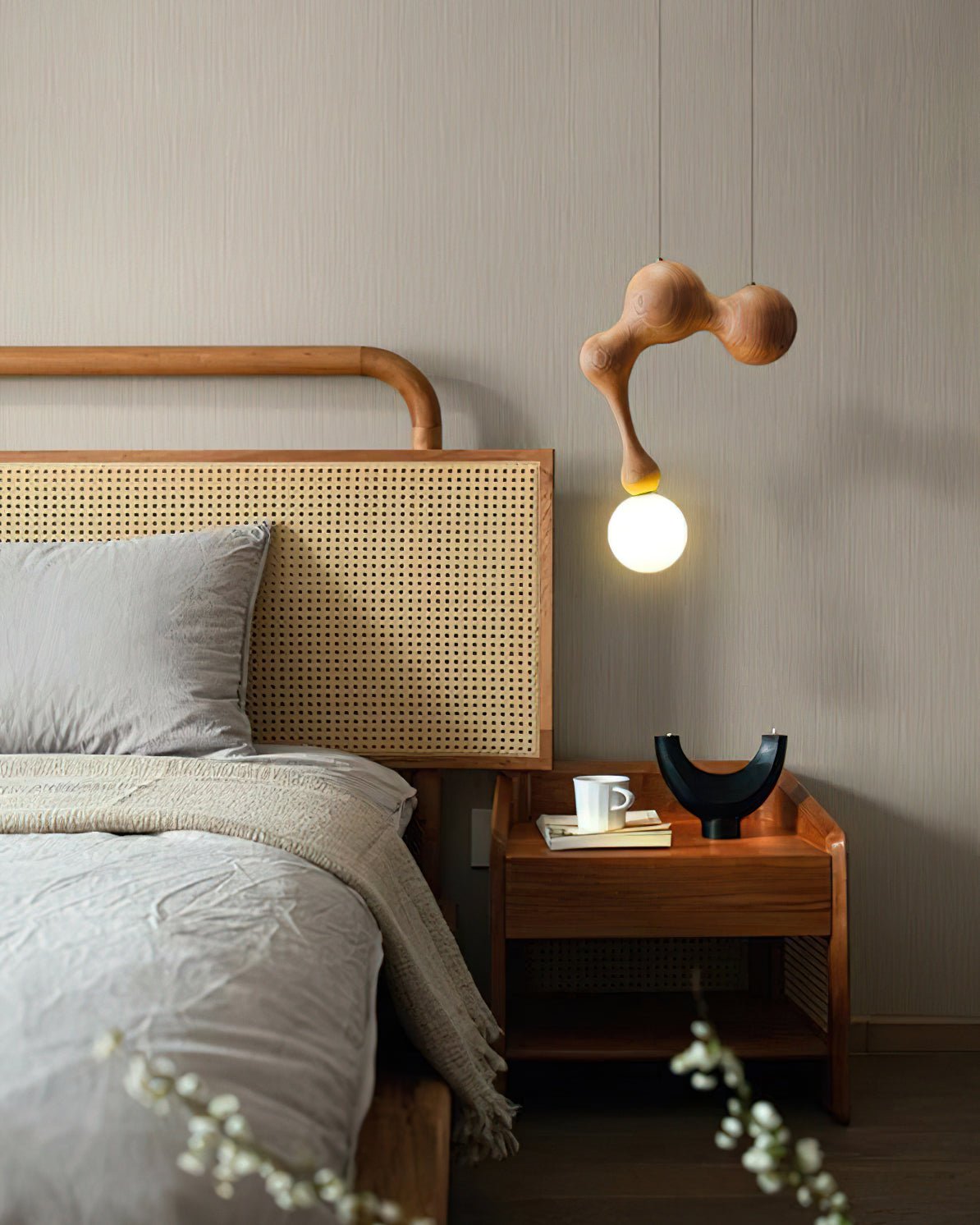 Hale Luxury drewniana lampa wisząca
