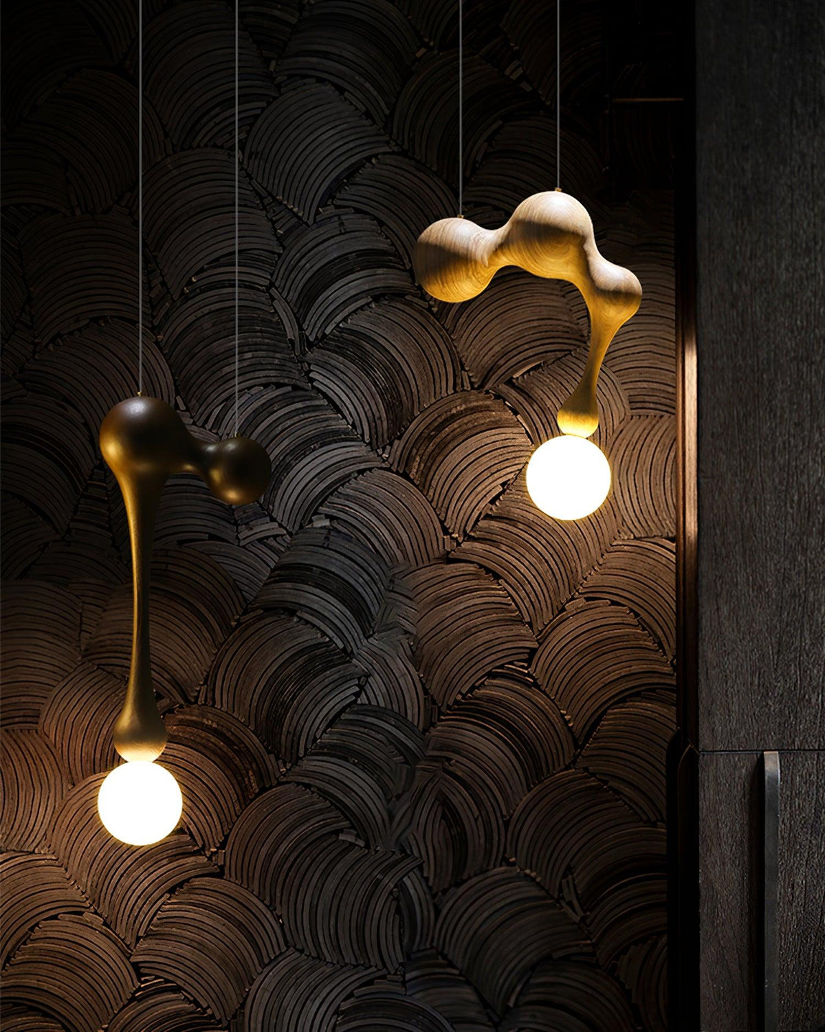 Hale Luxury drewniana lampa wisząca