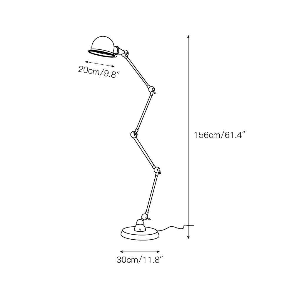 Orelalise lampa stojąca